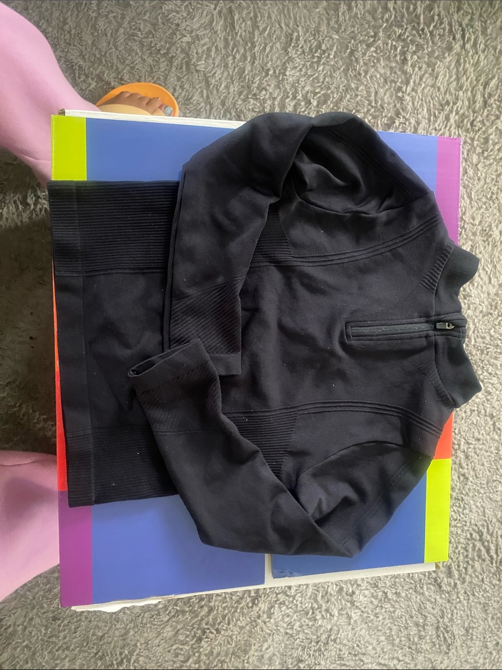 Primark Black Half-Zip Shirt Jacket